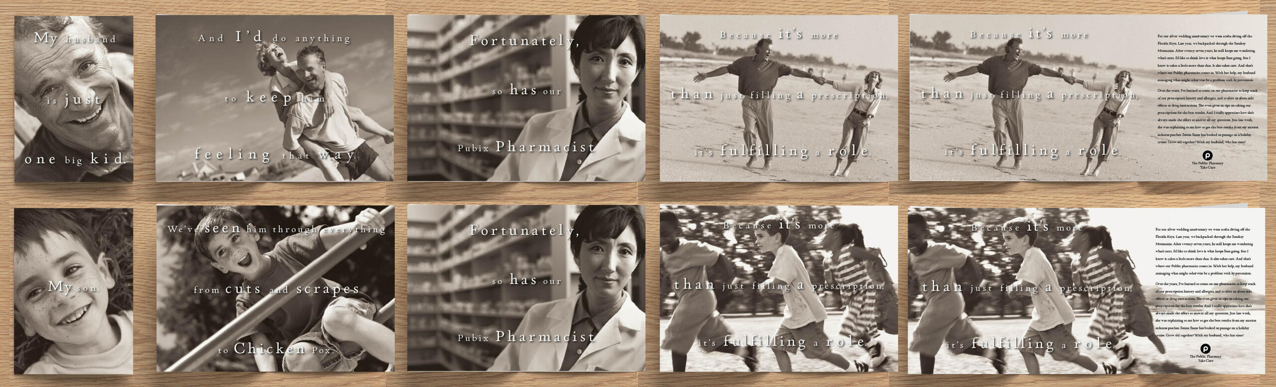 Publix Pharmacy Empty and Full Nest Brochures