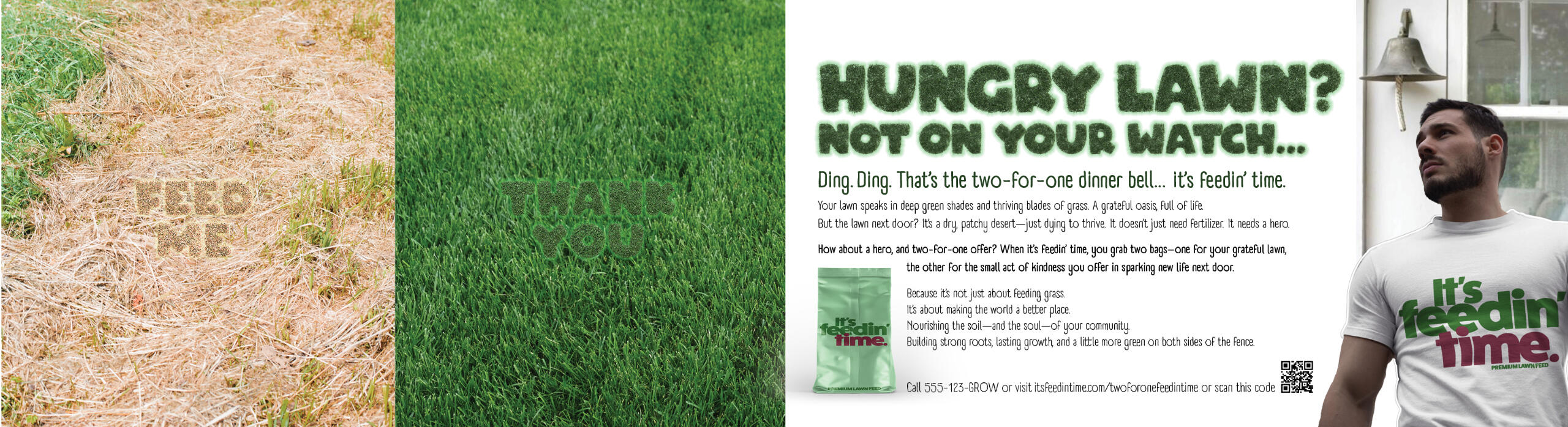 11x6 Mailer Lawn Feed Promotion Front/Back